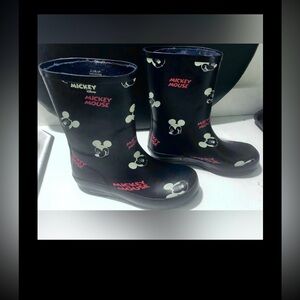 Zara x Disney Mickey Mouse Rain Boots in Blue Color Unisex EU size 30 = US 11.5